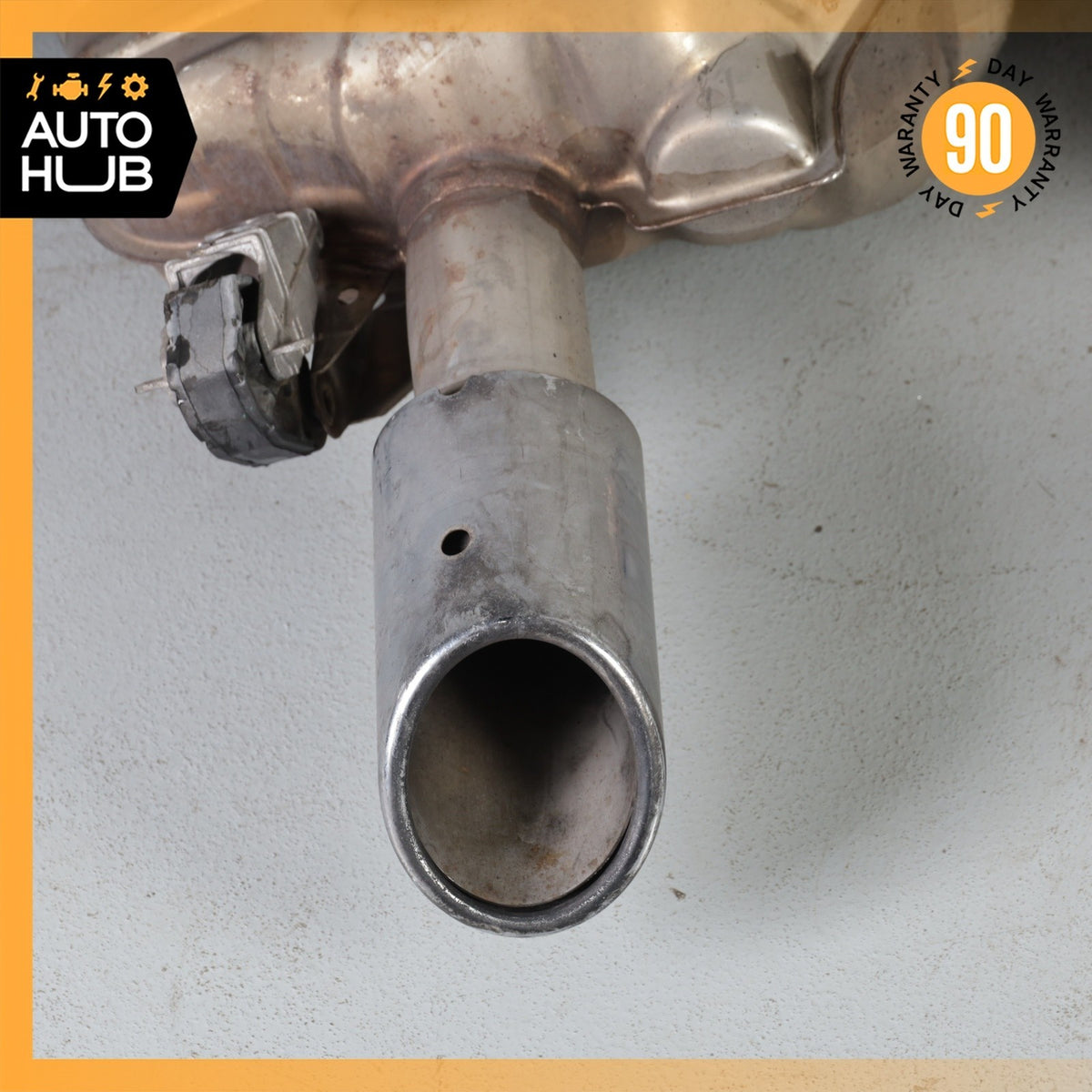 11-12 Audi D4 A8 4.2L V8 Left & Right Exhaust Muffler Mufflers Tips OEM - photo 15