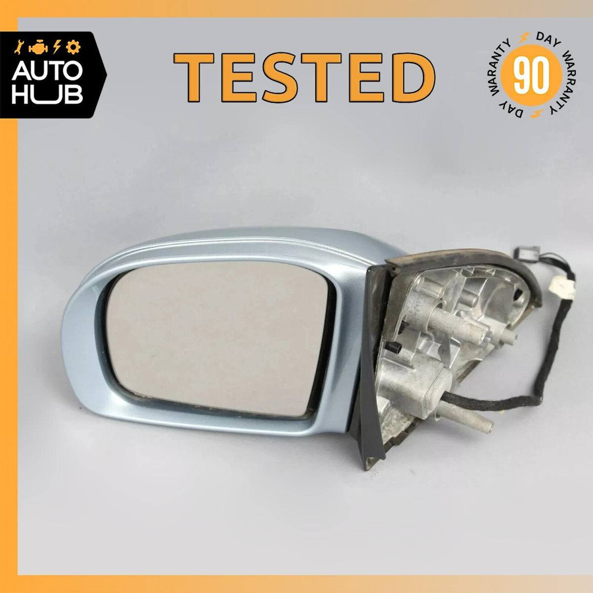 06-10 Mercedes W251 R350 R500 Side Rear View Door Mirror Left Side Blue OEM - photo 1