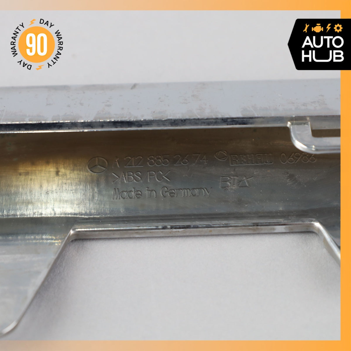 14-16 Mercedes W212 E350 E550 E400 Sport AMG Front Bumper Lower Molding Trim OEM - photo 14