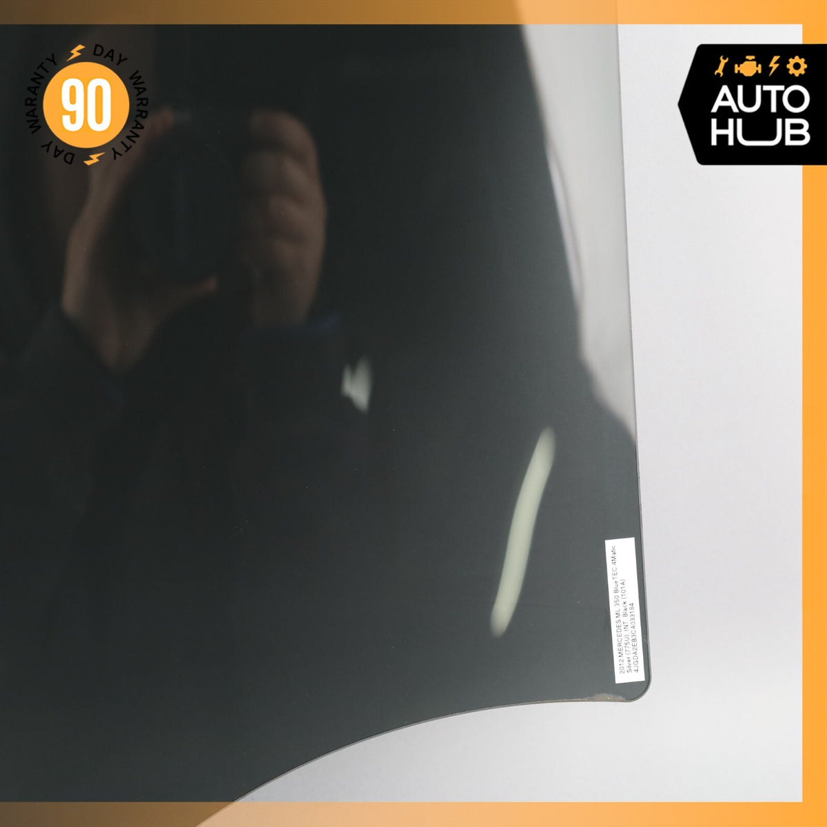 2012 Mercedes W166 ML350 Rear Left Side Window Glass OEM - photo 12