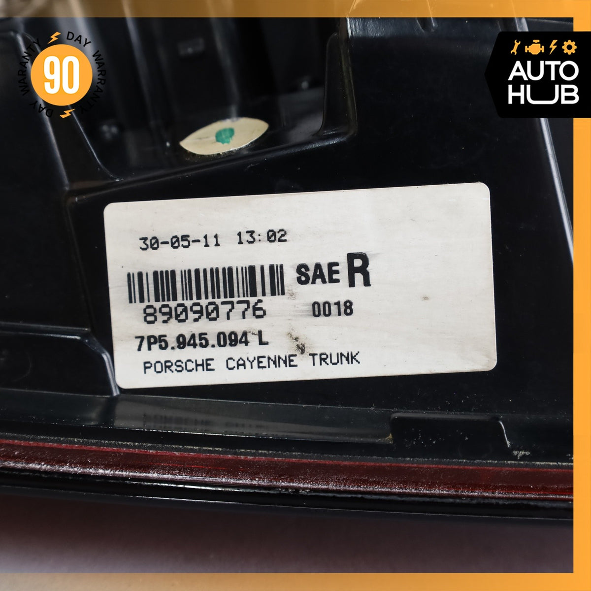 11-14 Porsche Cayenne 958 Rear Right Side Inner Tail Light Lamp OEM - photo 18