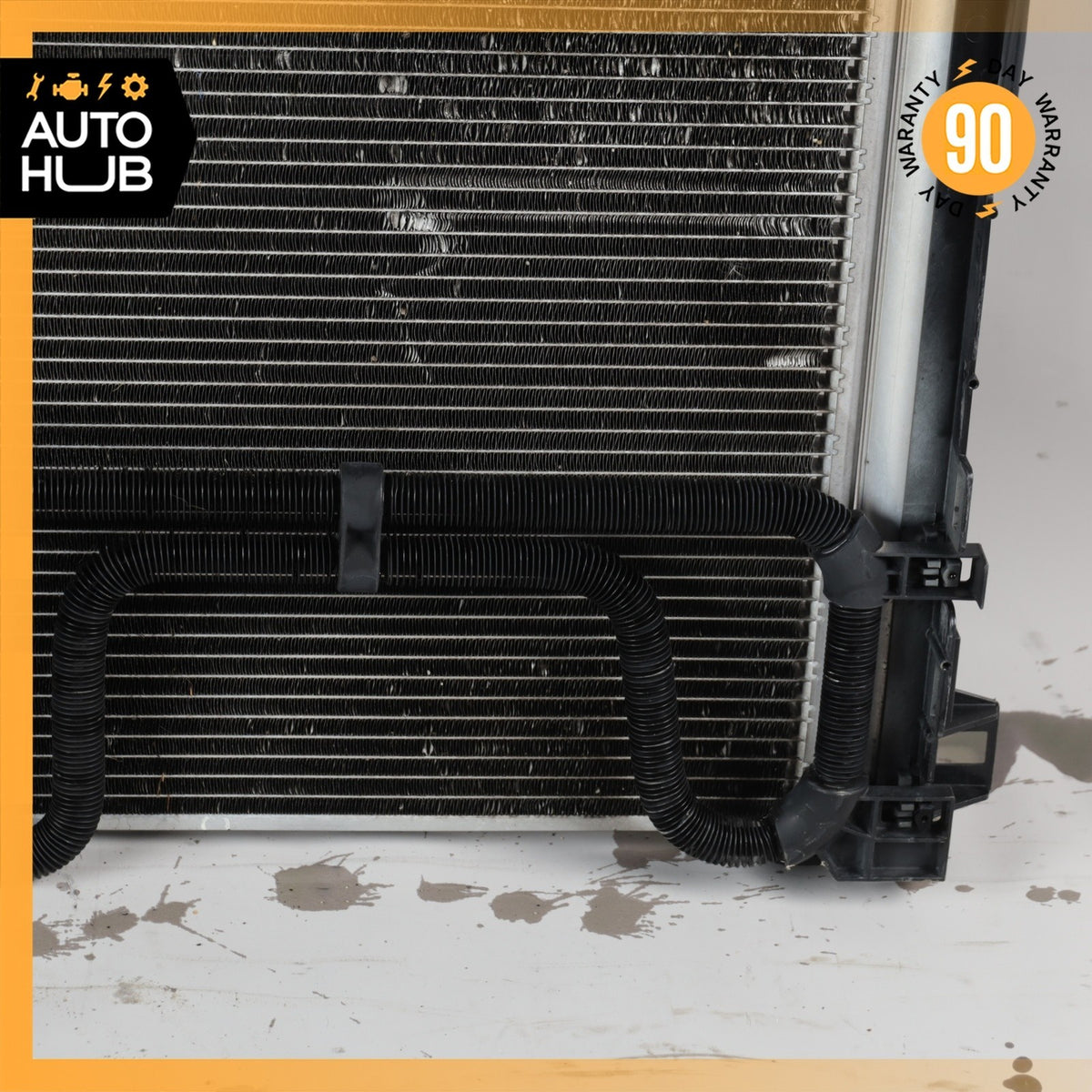 12-16 Mercedes R172 SLK350 M276 AC Air A/C Condenser Steering Oil Cooler OEM - photo 14