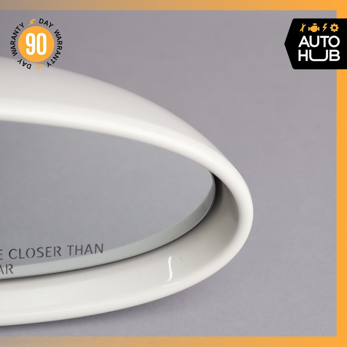 Porsche Boxster 987 911 Right Side Exterior Door Rear View Mirror White OEM 45k - photo 3
