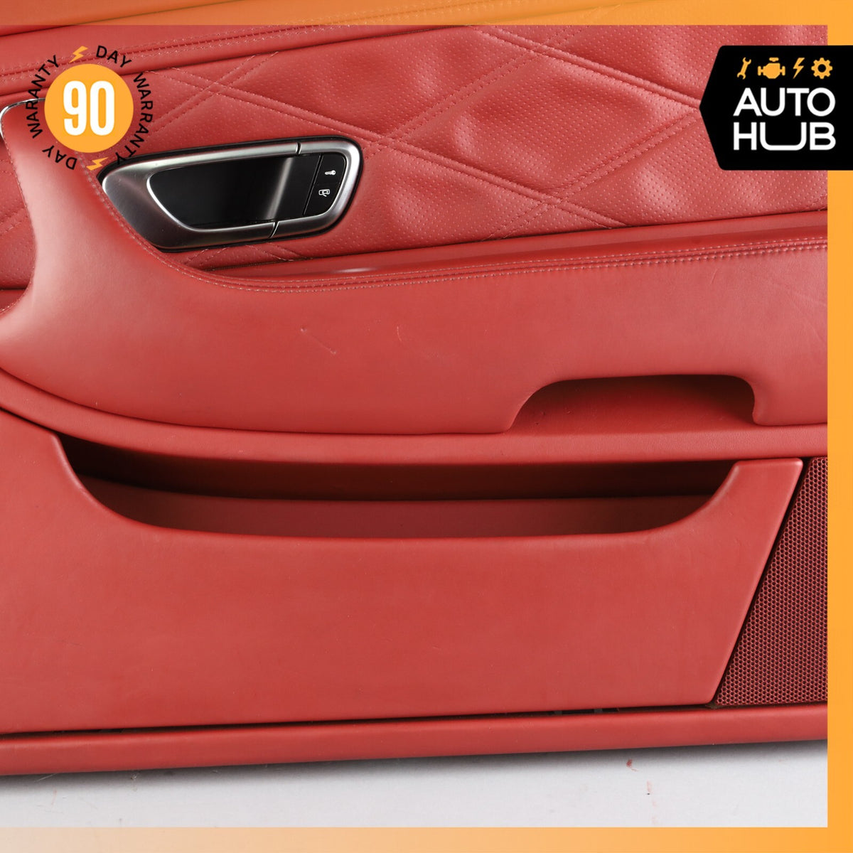 03-10 Bentley Continental GT Right Side Interior Door Panel Red OEM 73k - photo 6