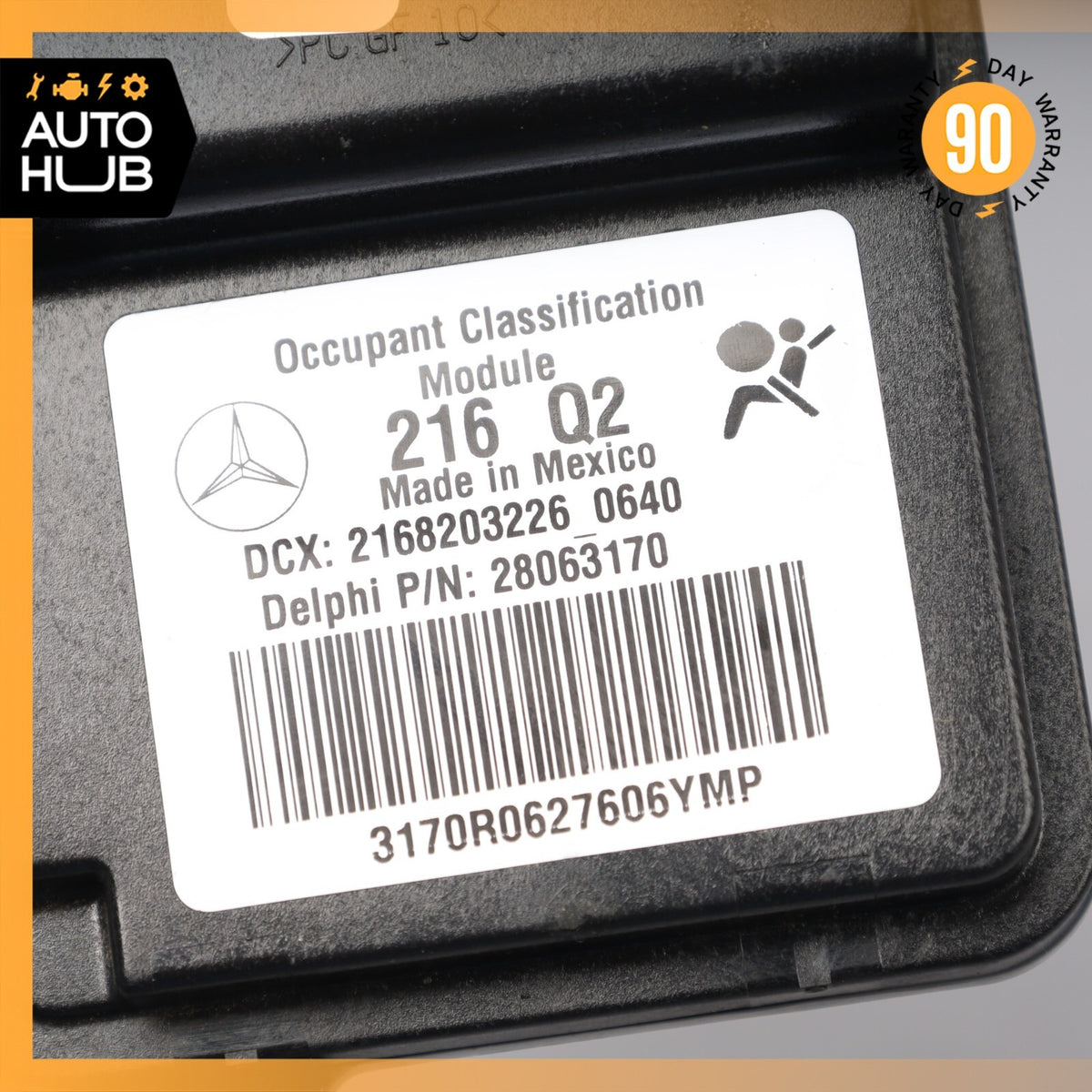 07-10 Mercedes W216 CL550 CL65 AMG Seat Occupancy Control Module 2168203226 OEM - photo 6