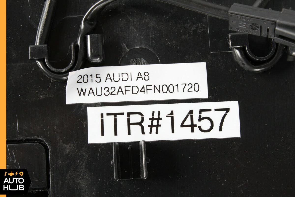 11-17 Audi D4 A8 A8L Center Console Arm Rest Armrest Storage Black OEM - photo 11