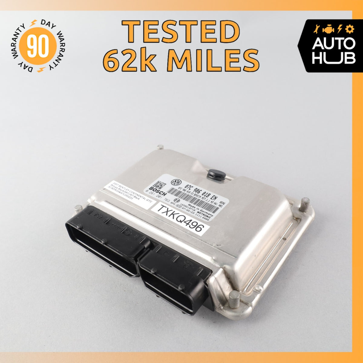 2007 Bentley Continental GTC GT 6.0L W12 Engine Control Module ECU OEM 62k - photo 1