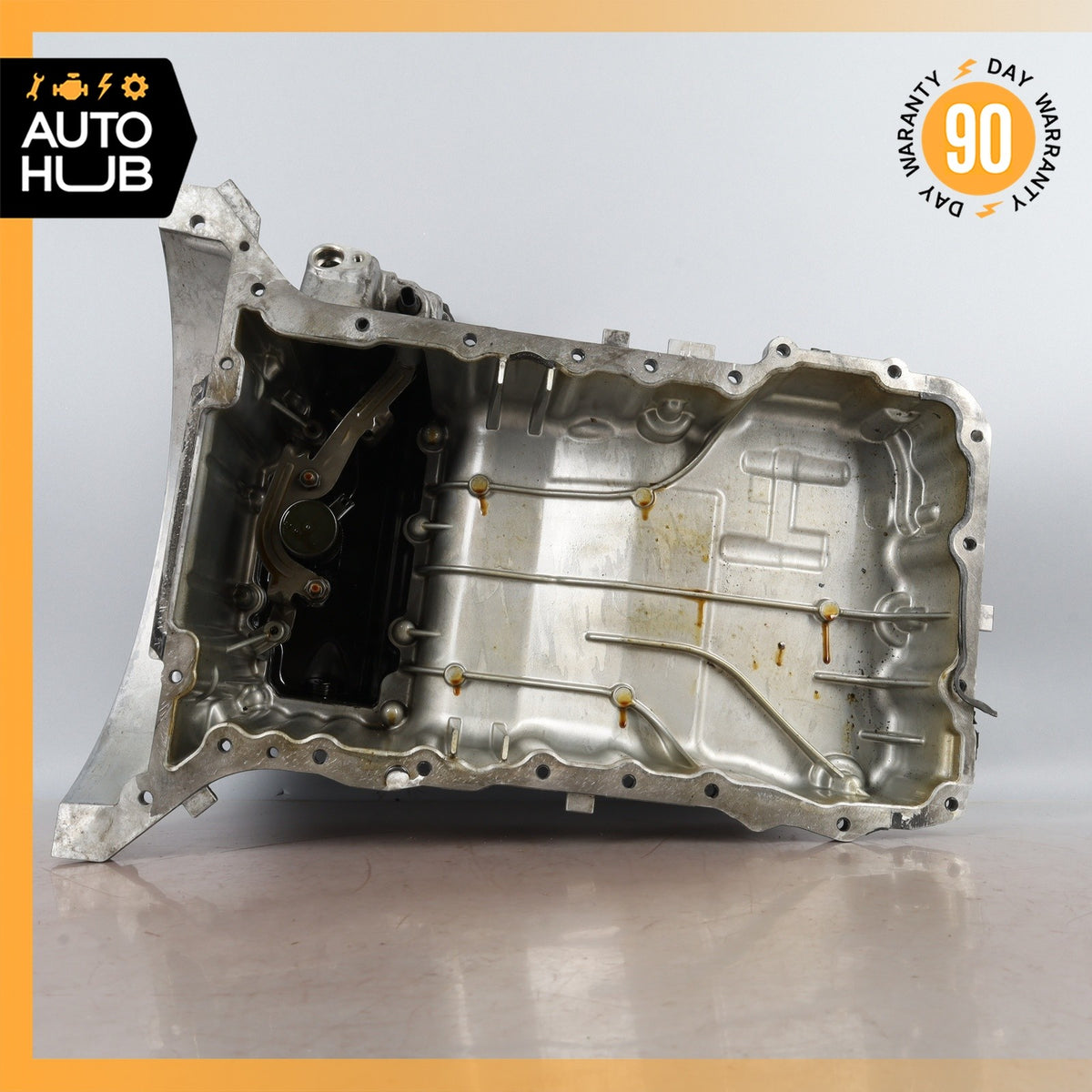 15-19 Mercedes W213 E300 C300 RWD M274 Engine Motor Upper Oil Pan 2740140100 OEM - photo 11