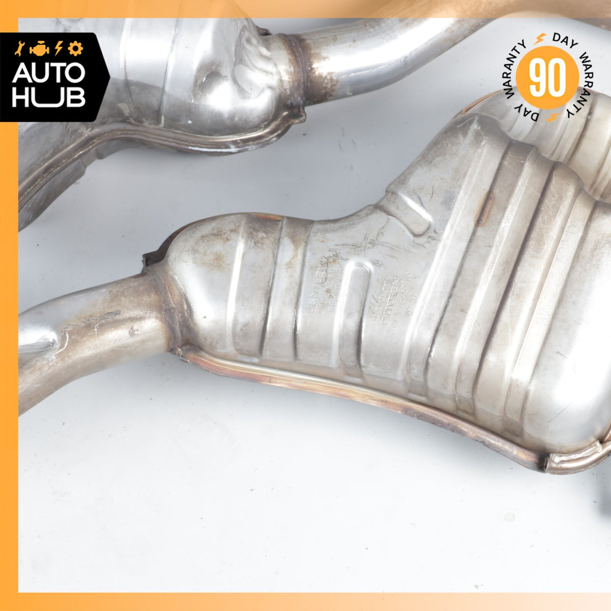 Bentley Continental Flying Spur Exhaust Muffler Mufflers Right & Left Set OEM - photo 7