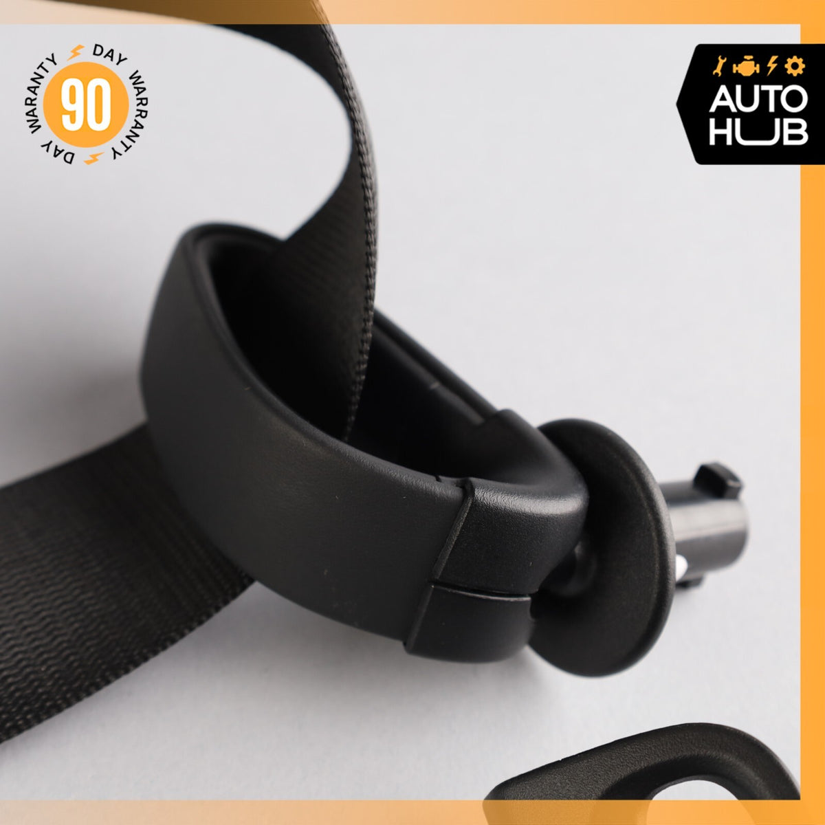 14-17 Mercedes W222 S600 S550 Rear Center Seat Belt Retractor Buckle Black OEM - photo 11