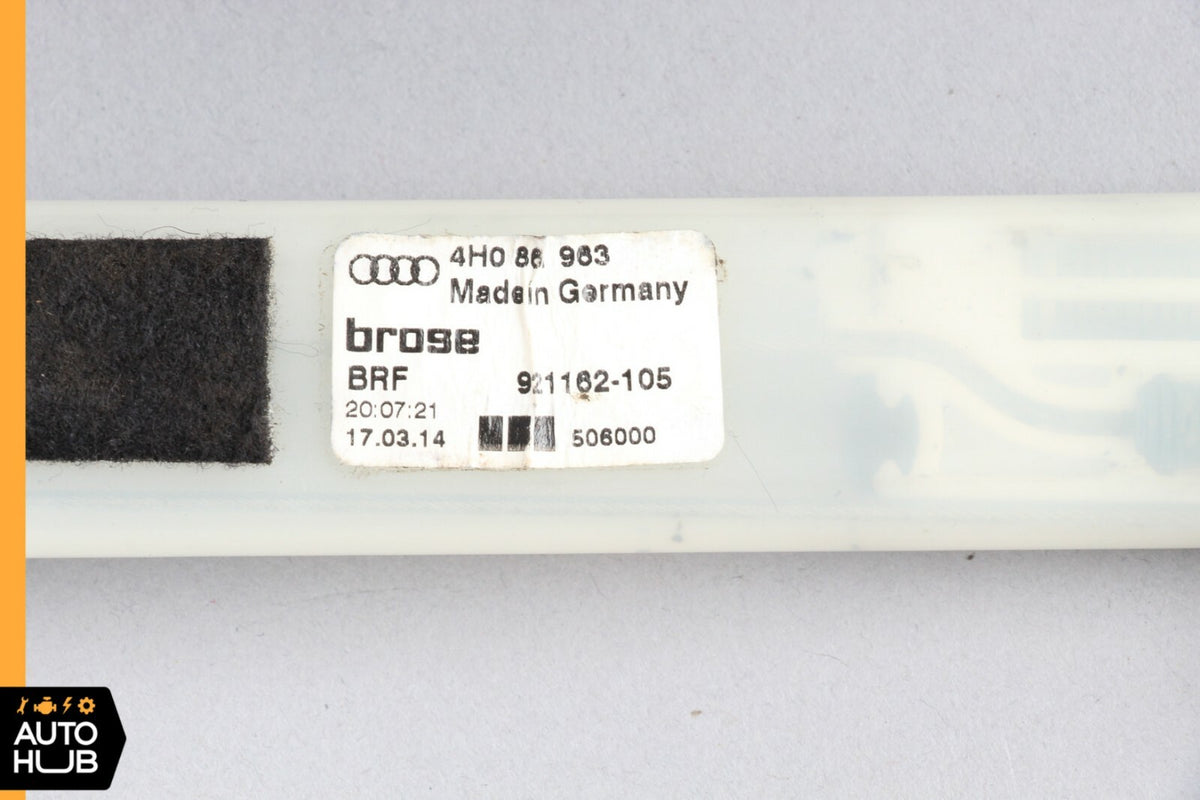 11-17 Audi D4 A8 A8L Rear Left Side Door Sun Shade Motor Drive Unit 4H0861963 - photo 11