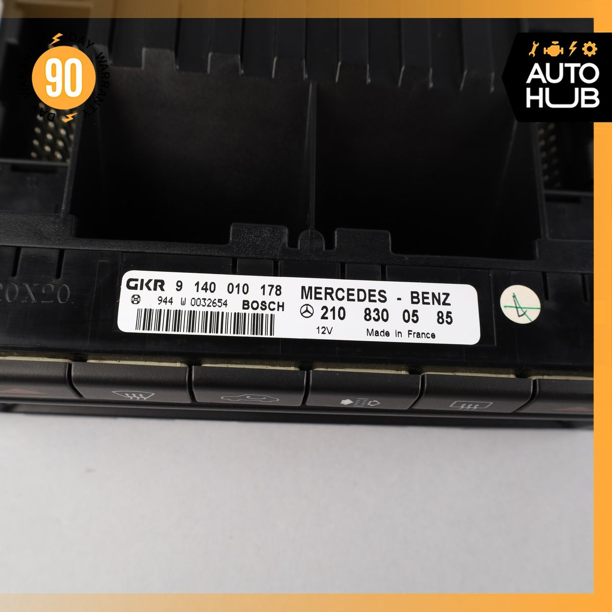 96-99 Mercedes W140 CL600 S500 A/C AC Heater Climate Control Switch OEM 63k - photo 11