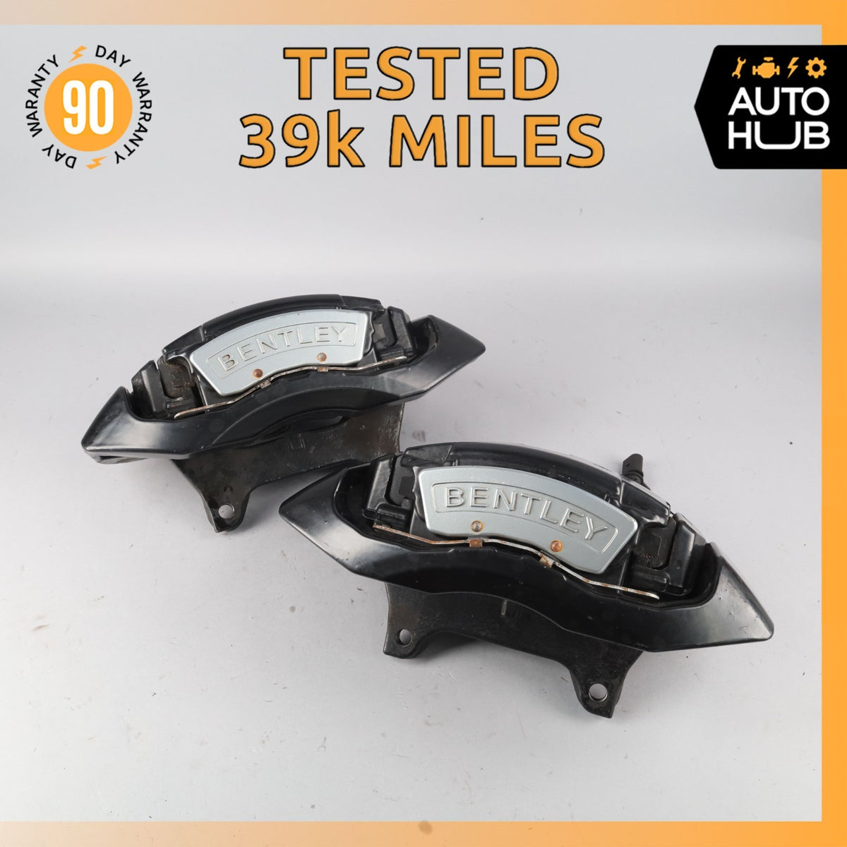 03-13 Bentley Continental Flying Spur Front Brake Calipers Left and Right OEM - photo 1