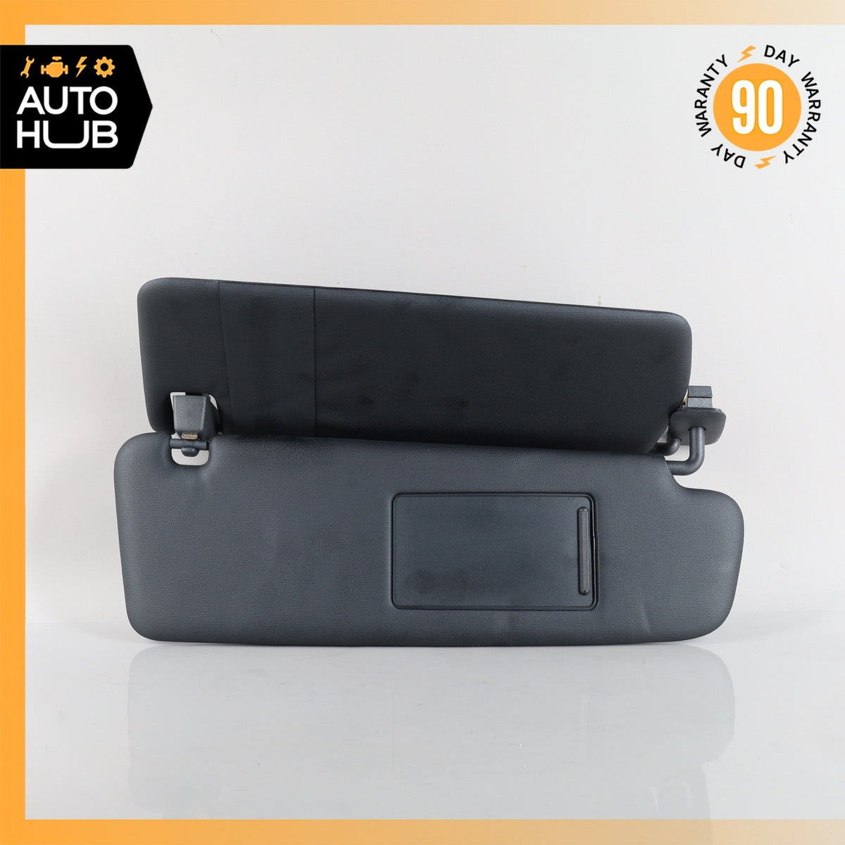 11-18 Porsche Cayenne 958 S Sun Visor Sunvisor Front Right Side Black OEM - photo 1