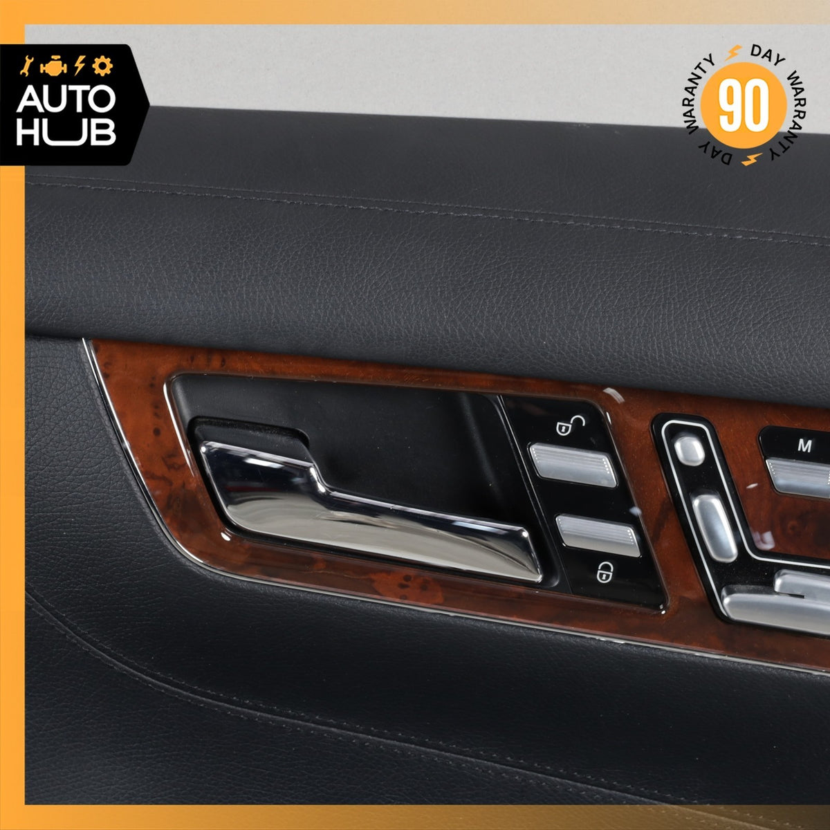07-14 Mercedes W216 CL550 Front Left Driver Side Interior Door Panel Leather OEM - photo 9