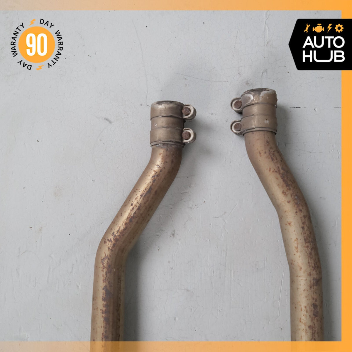 Bentley Continental GT 6.0L Middle Exhaust Downpipe Left & Right Side OEM - photo 2