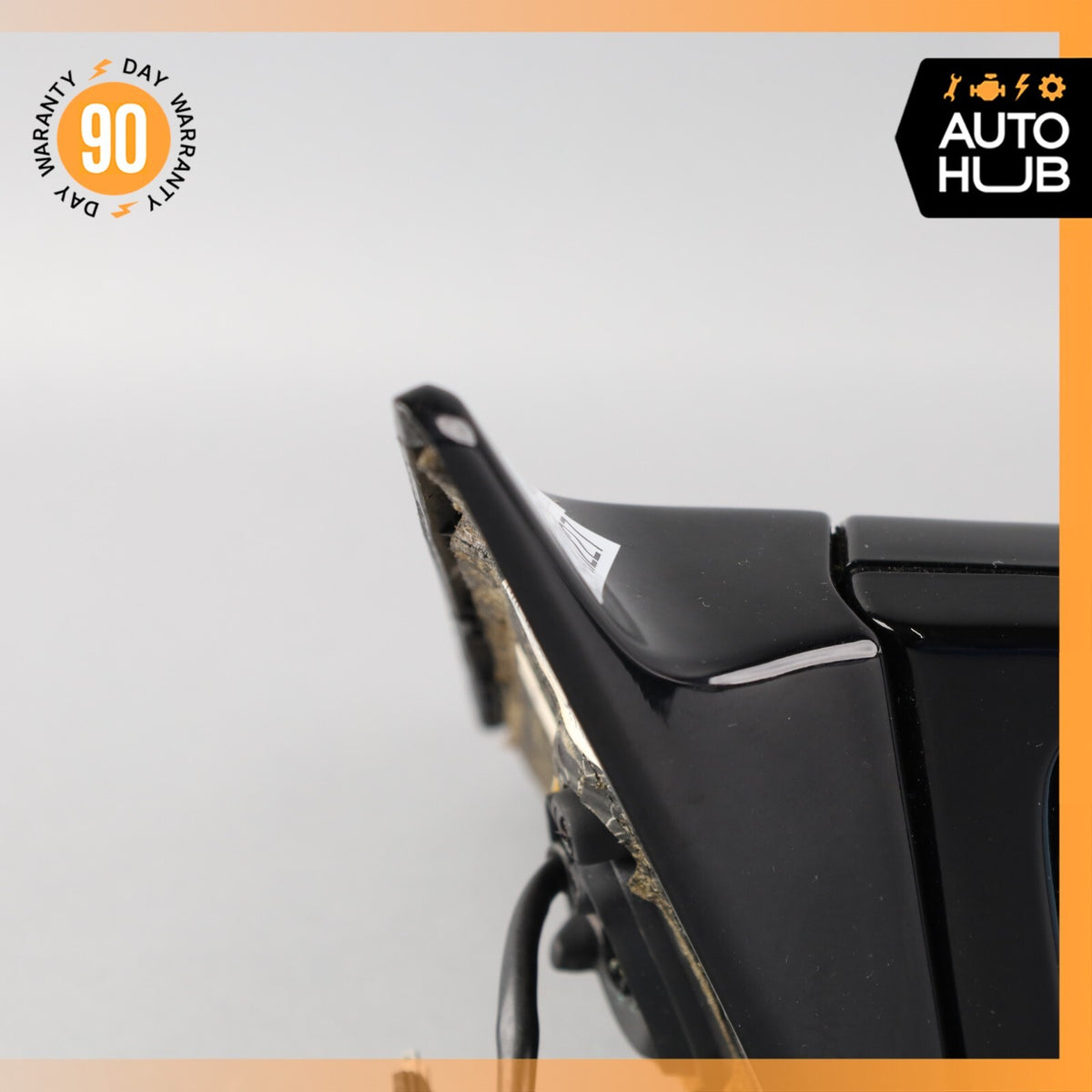 90-96 Mercedes R129 SL320 SL500 300SL Side View Door Mirror Right Side Black OEM - photo 5