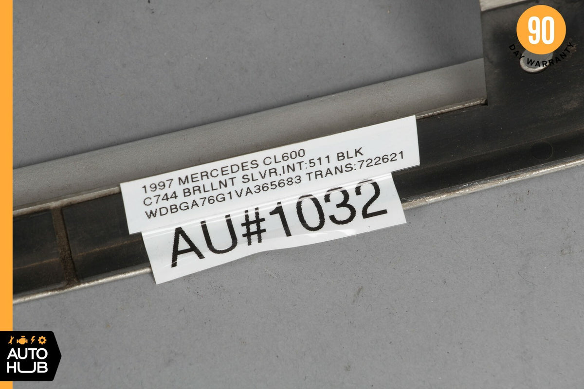93-99 Mercedes W140 S500 S600 Coupe CL600 Trunk Lid License Plate Trim Panel OEM - photo 11