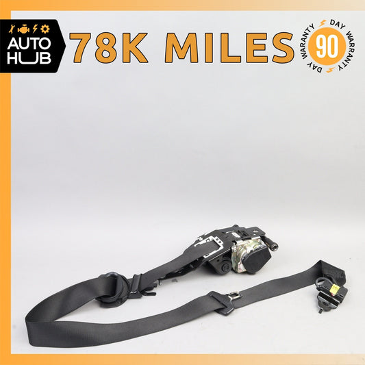 10-13 Mercedes W212 E350 E400 Seat Belt Front Right Passenger Side Black OEM - photo 1