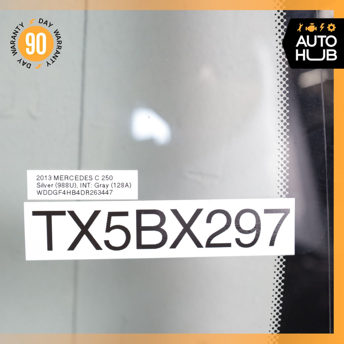 12-14 Mercedes W204 C250 C300 Sedan Front Windshield Wind Shield Glass OEM 84k - photo 17
