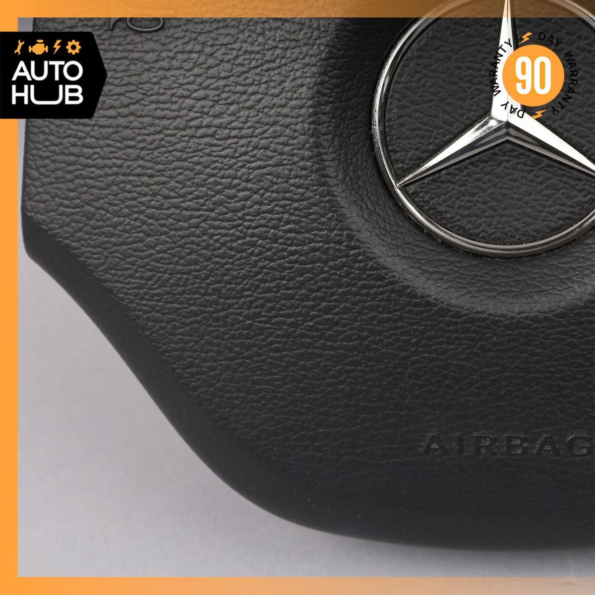06-08 Mercedes W164 ML550 GL450 Driver Steering Wheel Airbag Air Bag Black OEM - photo 5