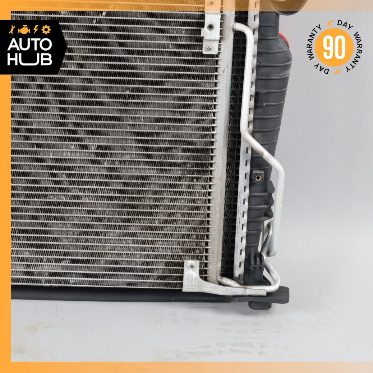 03-06 Mercedes R230 SL500 Engine Cooling Radiator AC A/C Condenser OEM - photo 15