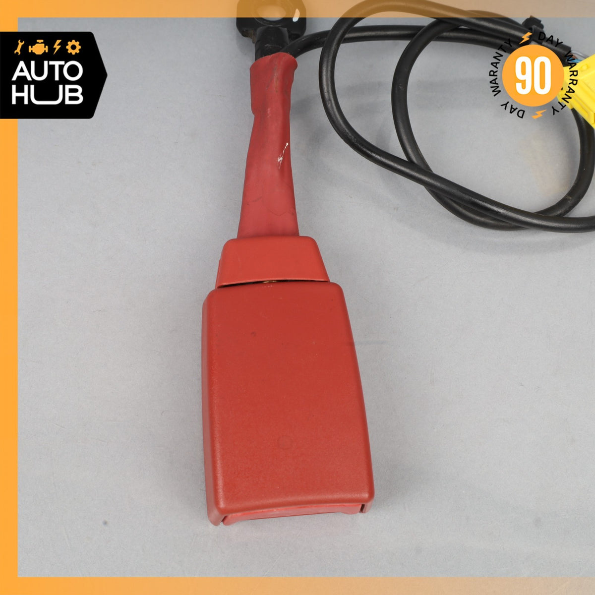 03-06 Mercedes R230 SL500 SL55 Front Left or Right Seat Belt Buckle Red OEM - photo 3