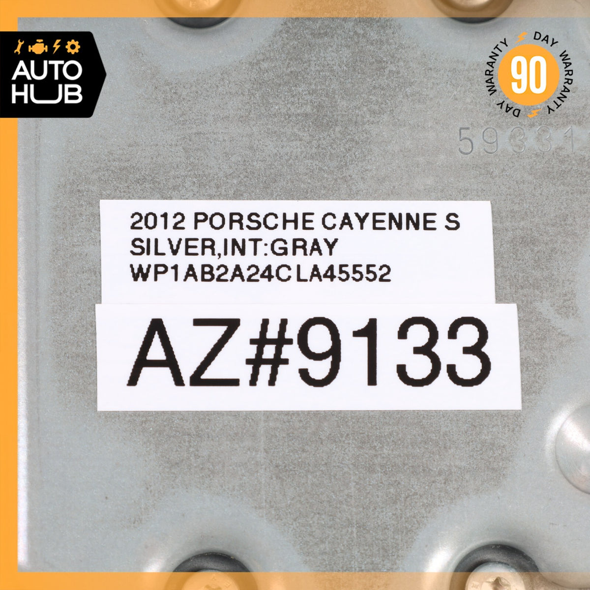 11-14 Porsche Cayenne S 958 Airbag Air Bag Sensor SRS Control Module OEM - photo 7