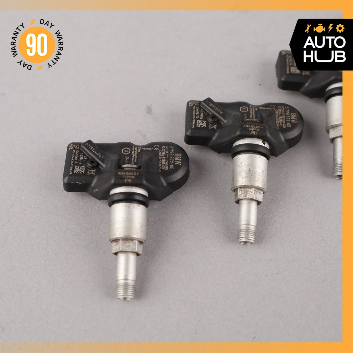 10-15 BMW E84 X1 TPMS Tire Pressure Sensor Sensors Set 433.92 MHZ OEM - photo 3