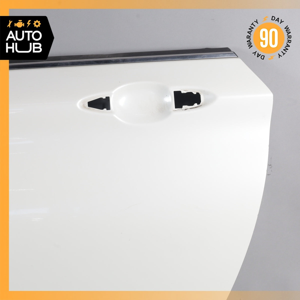 17-22 Infiniti Q60 Left Driver Side Door Shell Frame Panel White OEM 71k - photo 3