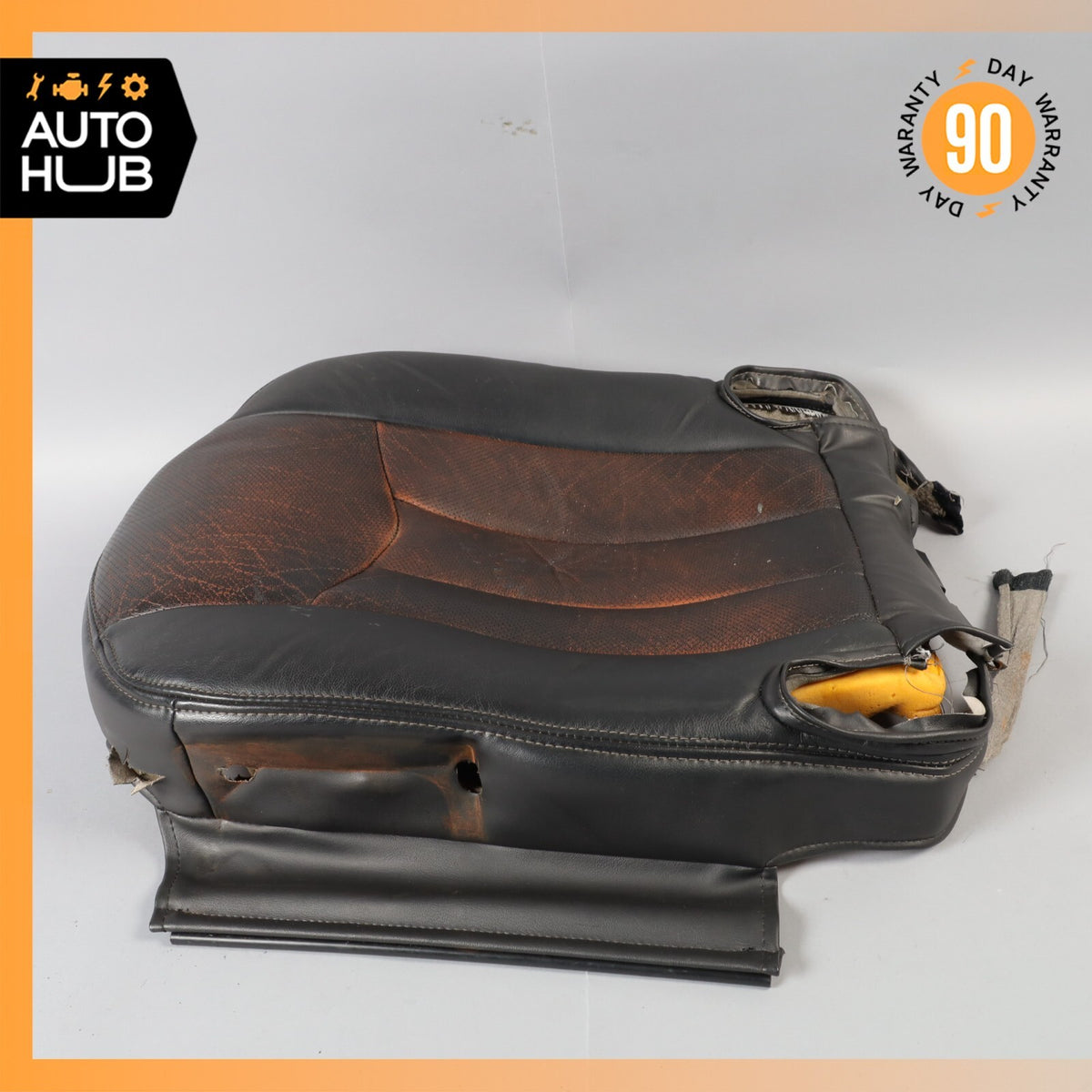 04-08 Cadillac XLR Left Driver Side Bottom Lower Seat Cushion Black OEM - photo 9