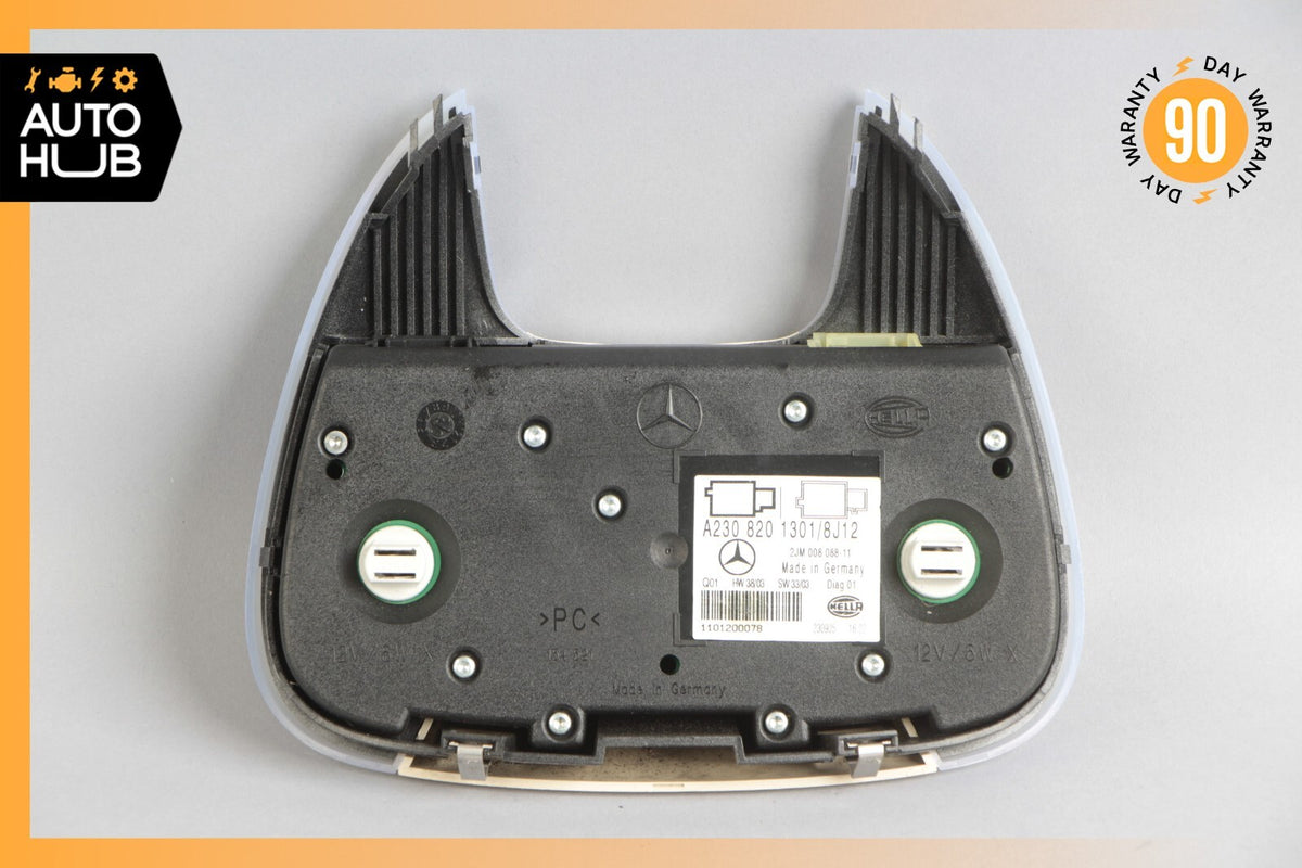 05-12 Mercedes R230 SL500 SL55 AMG Interior Overhead Dome Reading Light OEM - photo 8