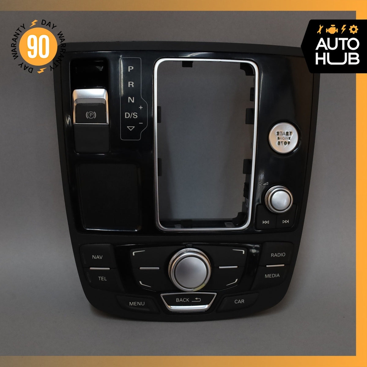 12-18 Audi C7 A6 S6 MMI Center Console Shifter Bezel Switch Panel 4G1919610C OEM - photo 3