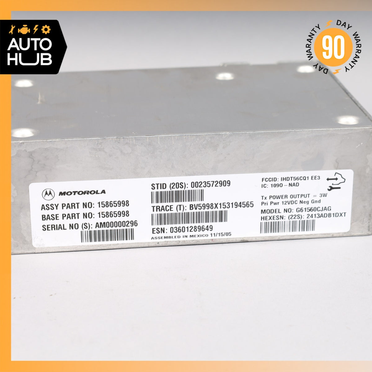 04-06 Cadillac XLR Communication Interface Module 15865998 OEM 58k - photo 10