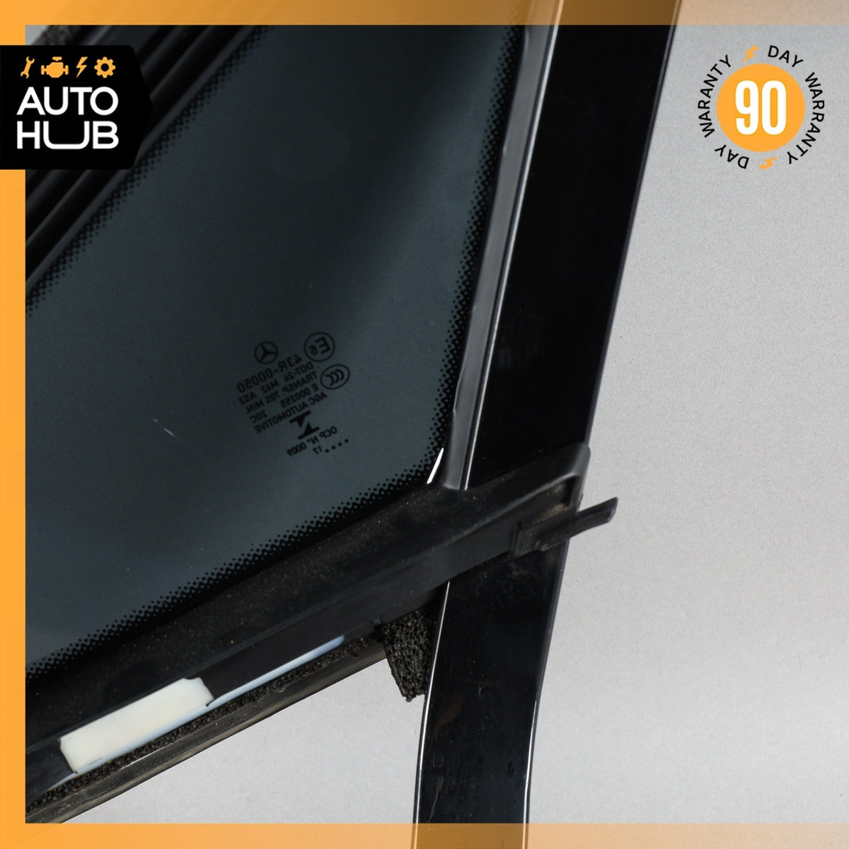 18-23 Mercedes W238 E400 E450 Coupe Rear Left Side Quarter Window Glass OEM - photo 11