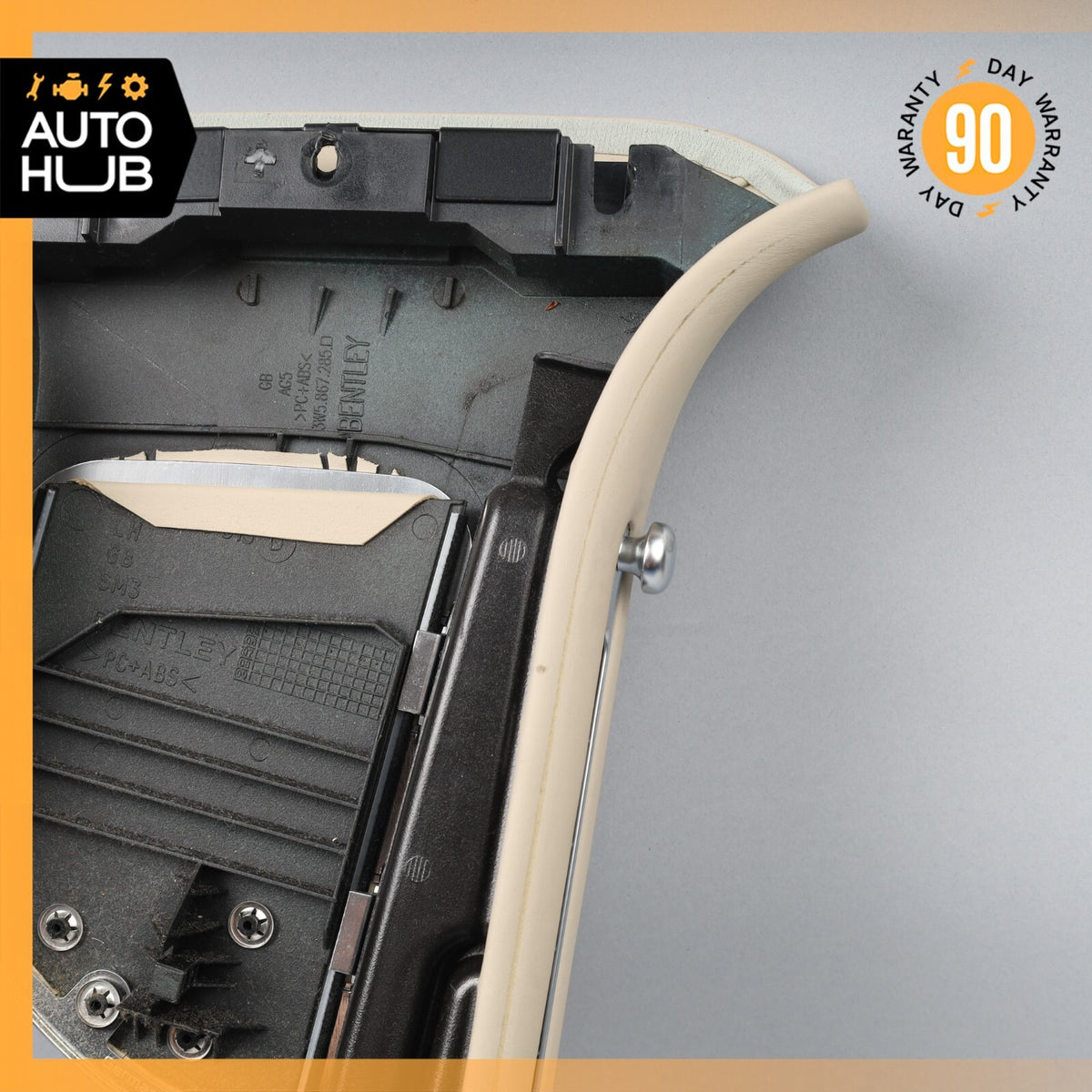 Bentley Continental Flying Spur Left Side Upper B-Pillar Cover Trim OEM 80k - photo 10