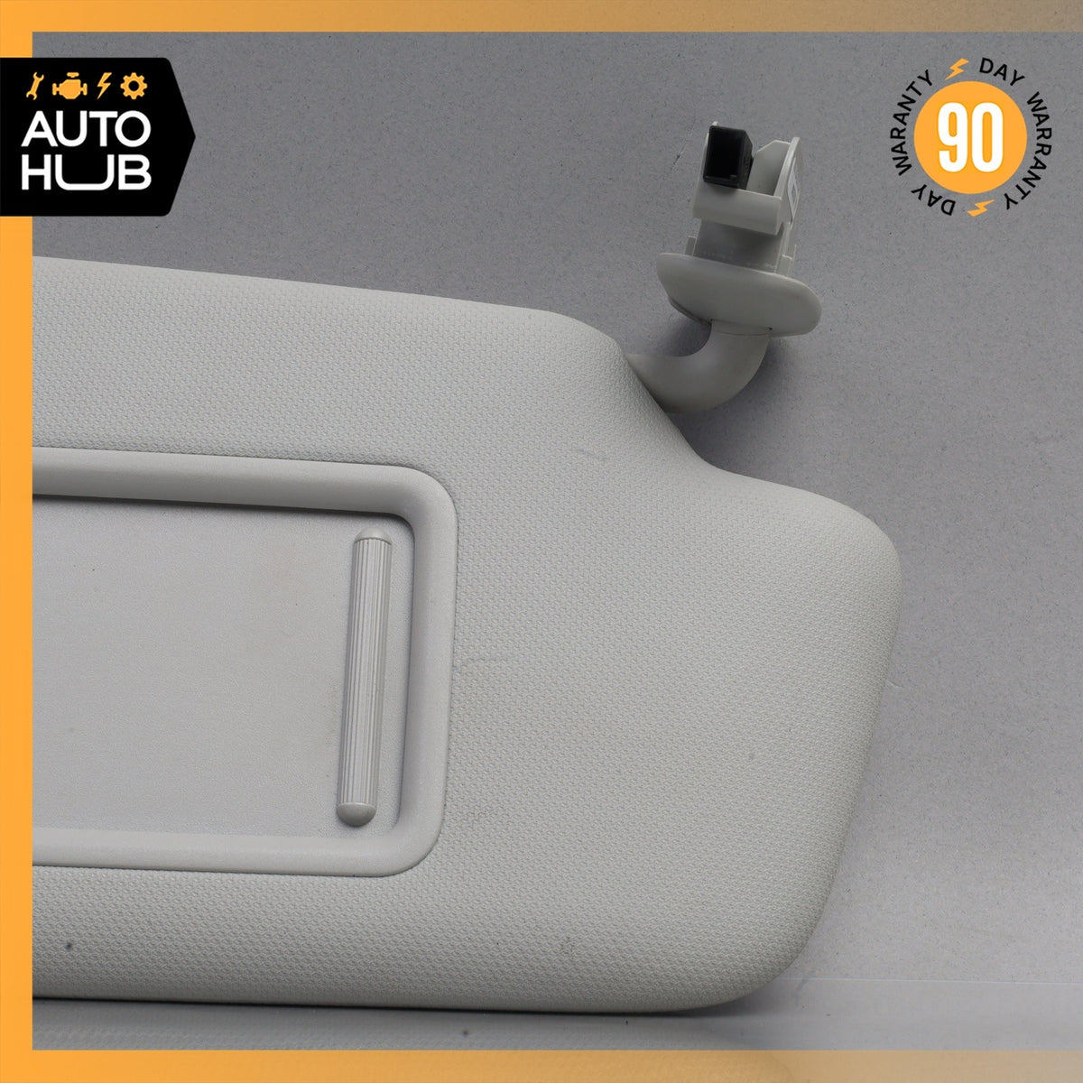 09-17 Audi 8R Q5 SQ5 Right Side Sunvisor Sun Visor Gray OEM - photo 2