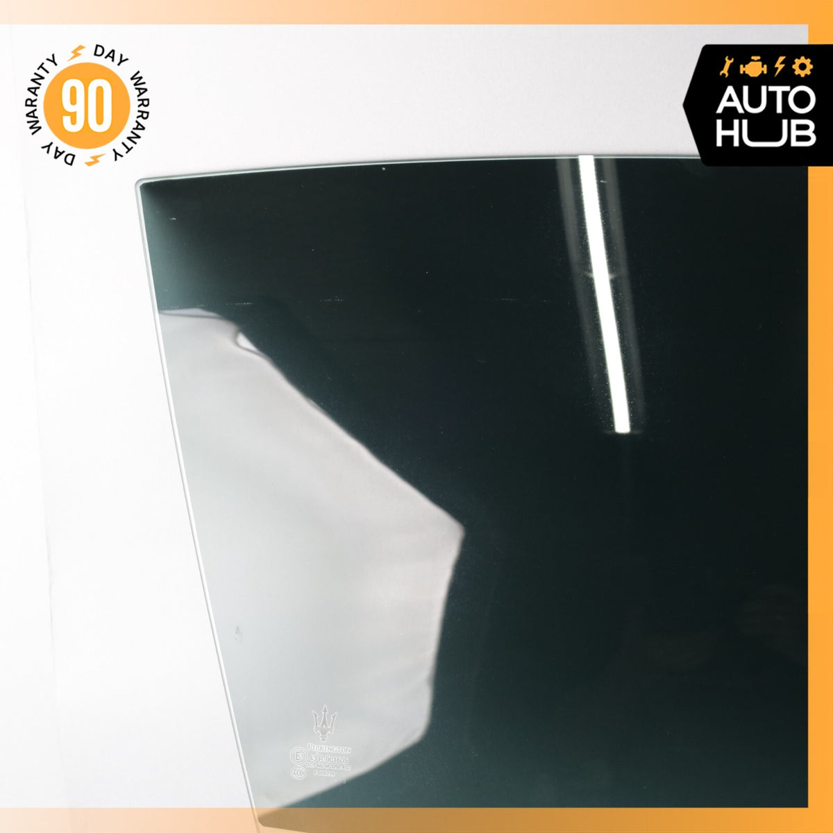 08-19 Maserati GranTurismo M145 Door Window Glass Front Right Side OEM - photo 2