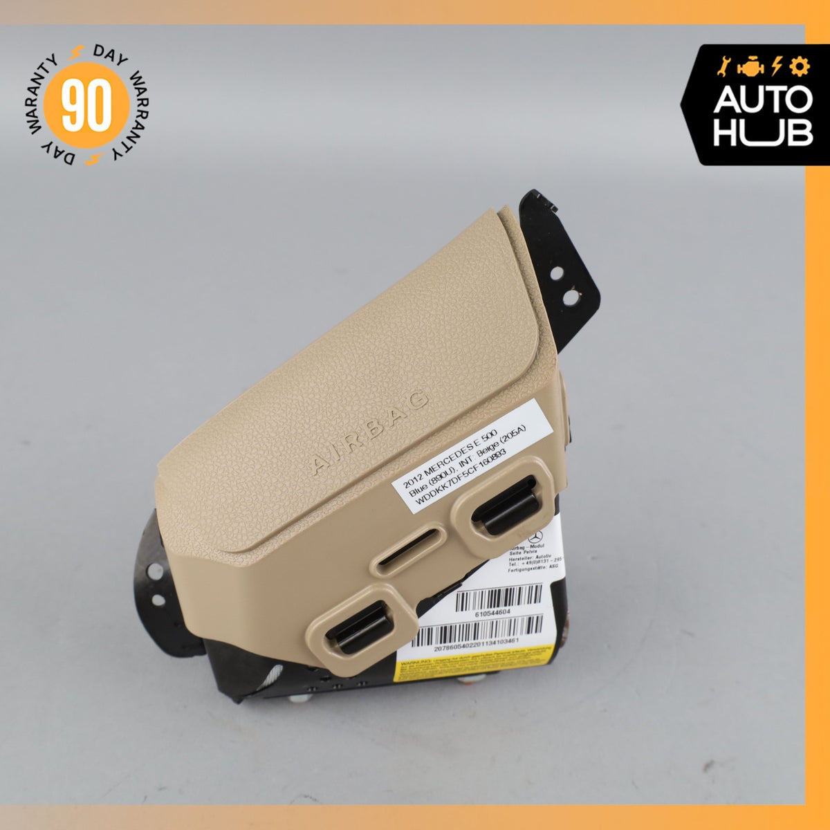10-17 Mercedes W207 E550 Convertible Seat Airbag Air Bag SRS Right Lower OEM - photo 1