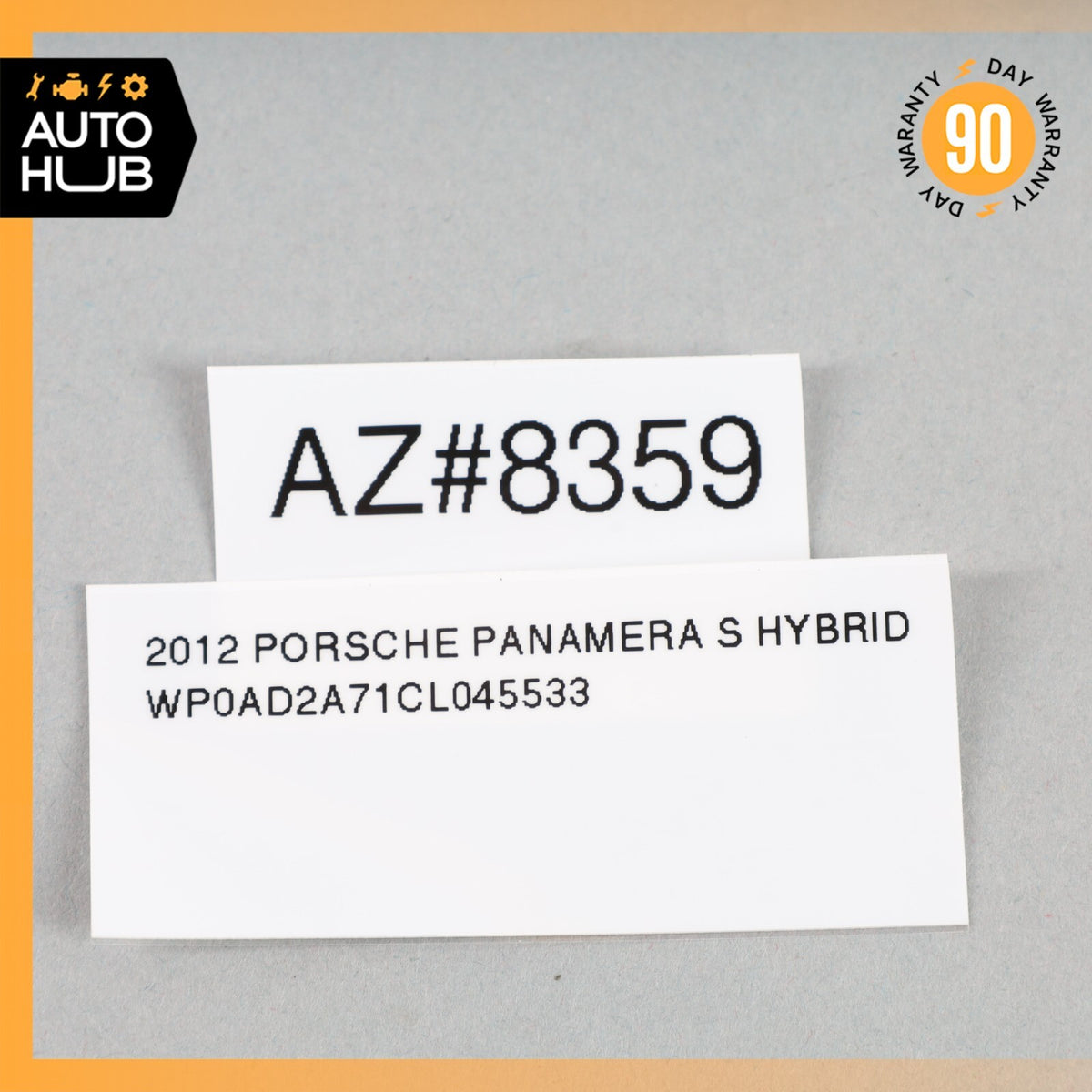 Porsche Panamera 970 Hybrid S Airbag Air Bag Crash Impacts SRS Sensor OEM - photo 6