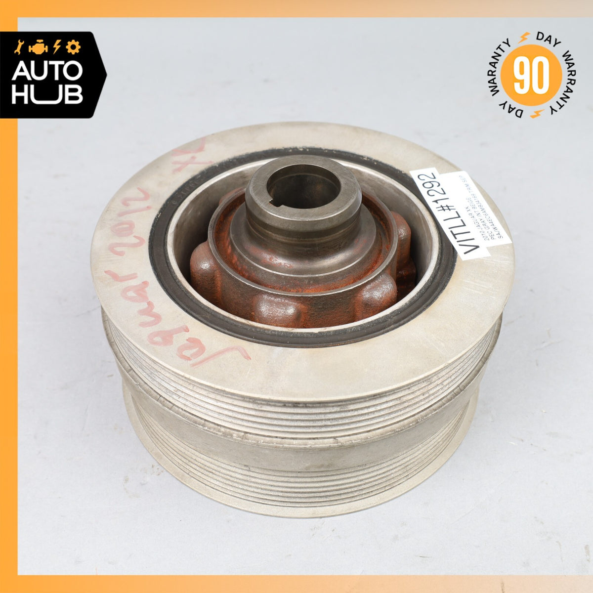 10-23 Jaguar X150 XKR / Range Rover Engine Crankshaft Balancer Pulley OEM 46k - photo 6