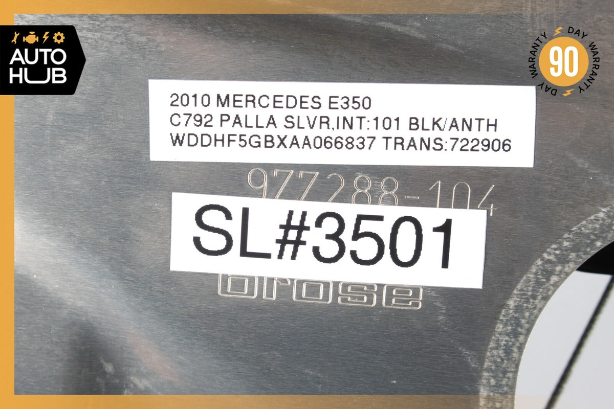 08-16 Mercedes W212 E350 C63 AMG E400 Rear Right Side Door Window Regulator OEM - photo 12