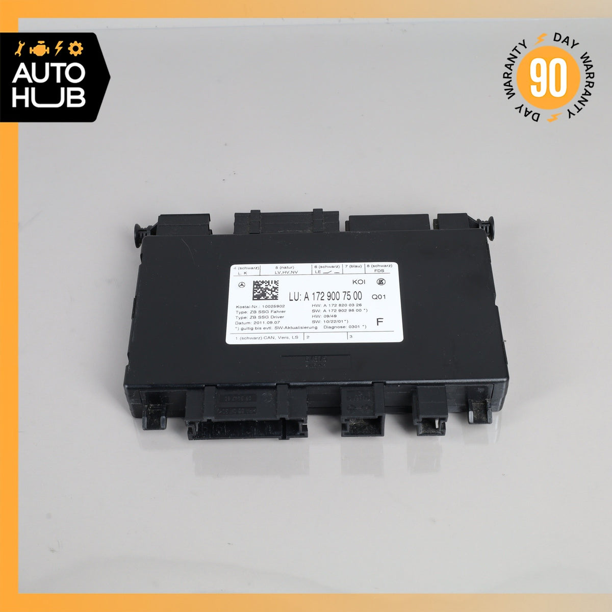 08-18 Mercedes W204 C63 CLS63 E550 Seat Control Module Front Left Side OEM - photo 3