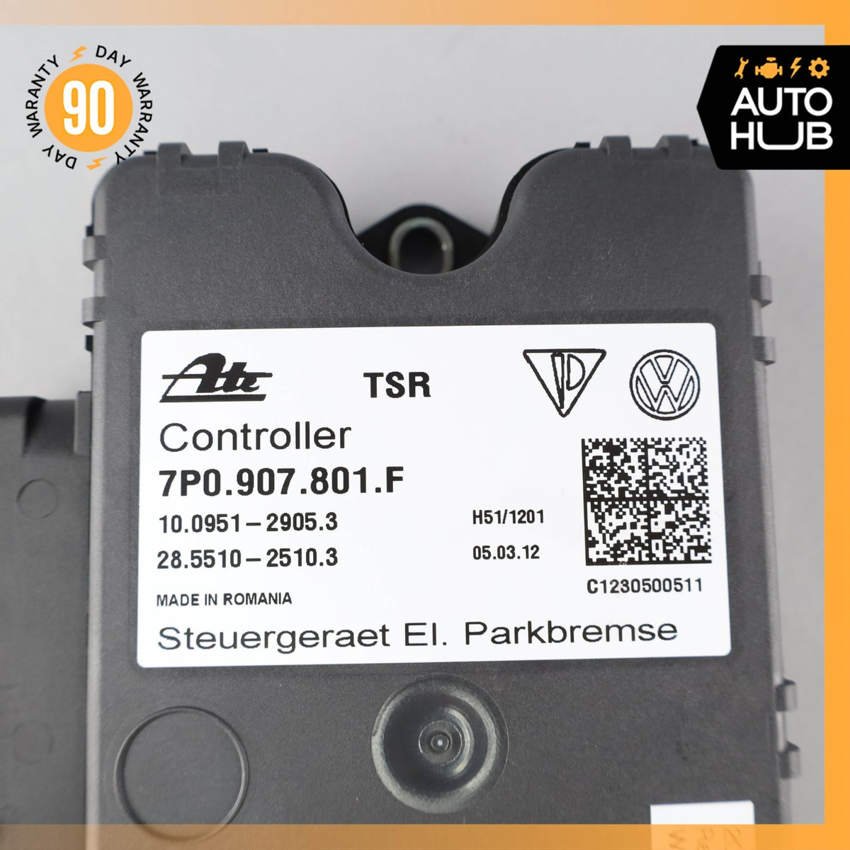 11-18 Porsche Cayenne 958 Electronic Parking Brake Control Module 7P0907801F OEM - photo 8