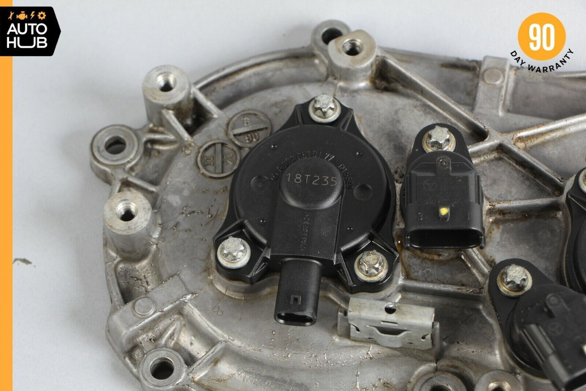 Mercedes W221 S550 E350 Front Left Side Engine Timing Chain Cover Plate OEM - photo 3