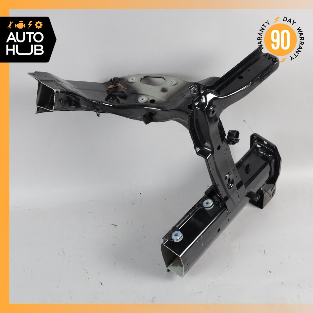 15-18 Porsche Cayenne 958 Front Left Frame Apron w/ Headlight Bracket OEM - photo 9
