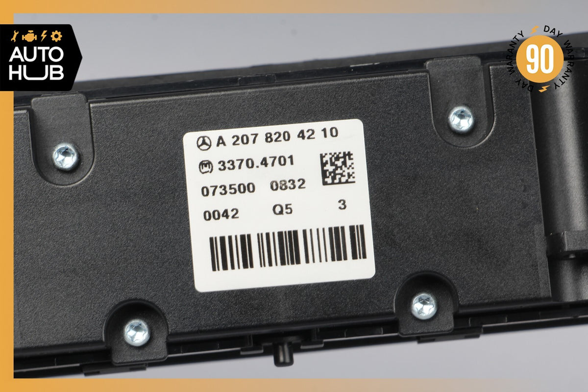 2010 Mercedes W207 E350 Coupe Heated Seats Control Switch Button 2078204210 OEM - photo 11