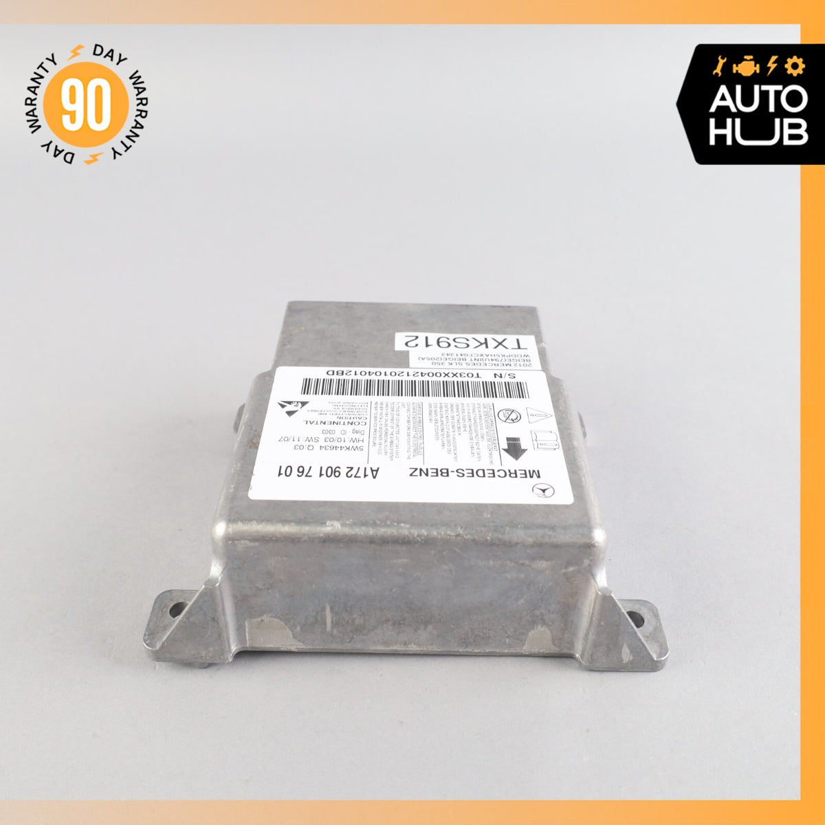 12-16 Mercedes R172 SLK350 Airbag Air Bag Sensor SRS Control Module OEM 30k - photo 4