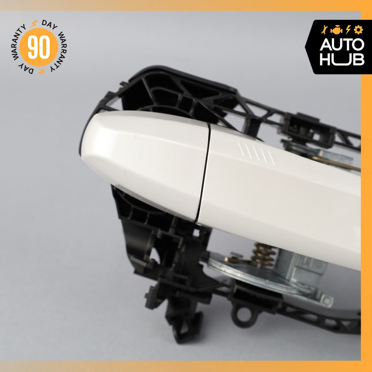 14-19 BMW F15 X5 Rear Right Passenger Exterior Door Handle White OEM - photo 2