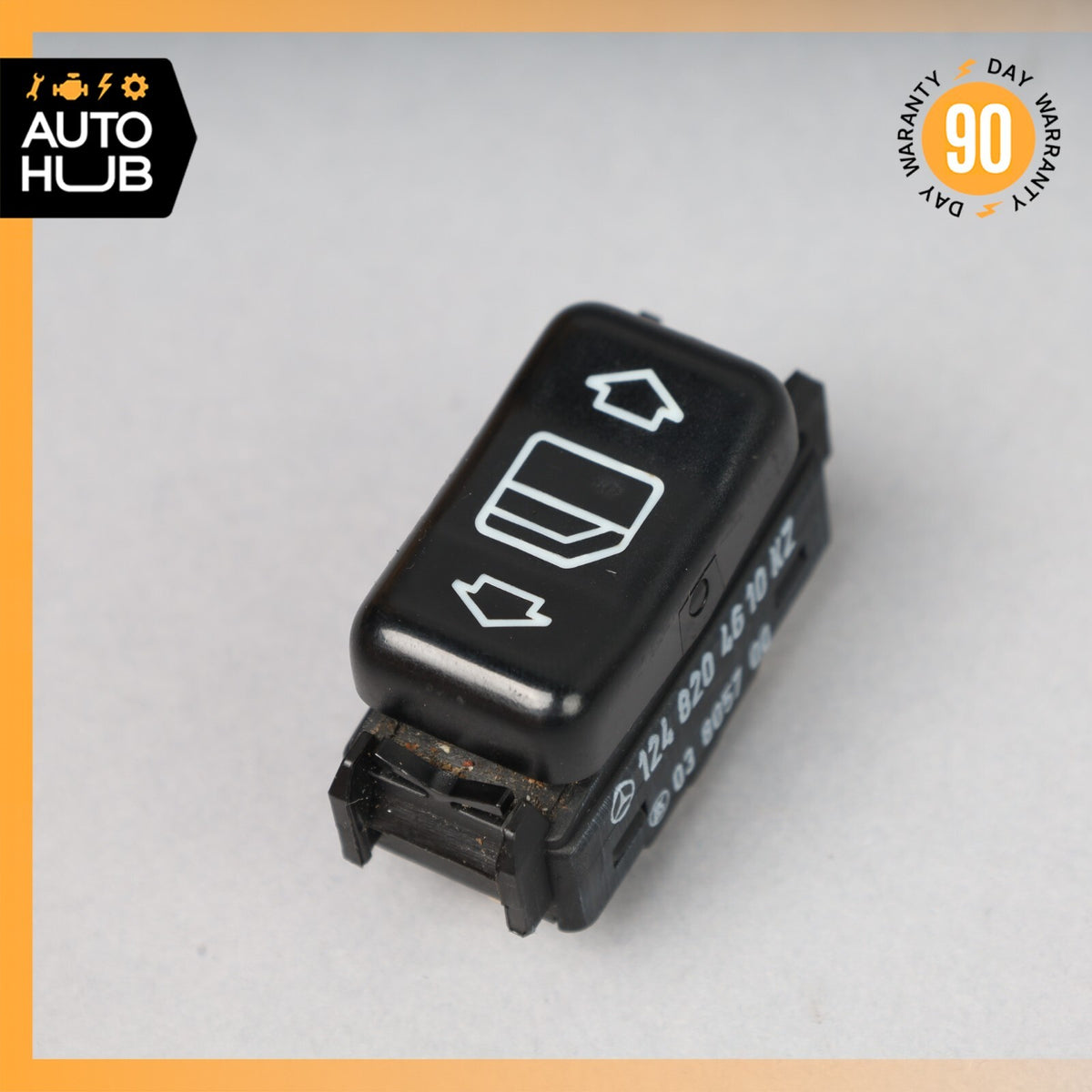 85-91 Mercedes W126 420SEL 300TE Left Window Regulator Control Switch Button OEM - photo 3